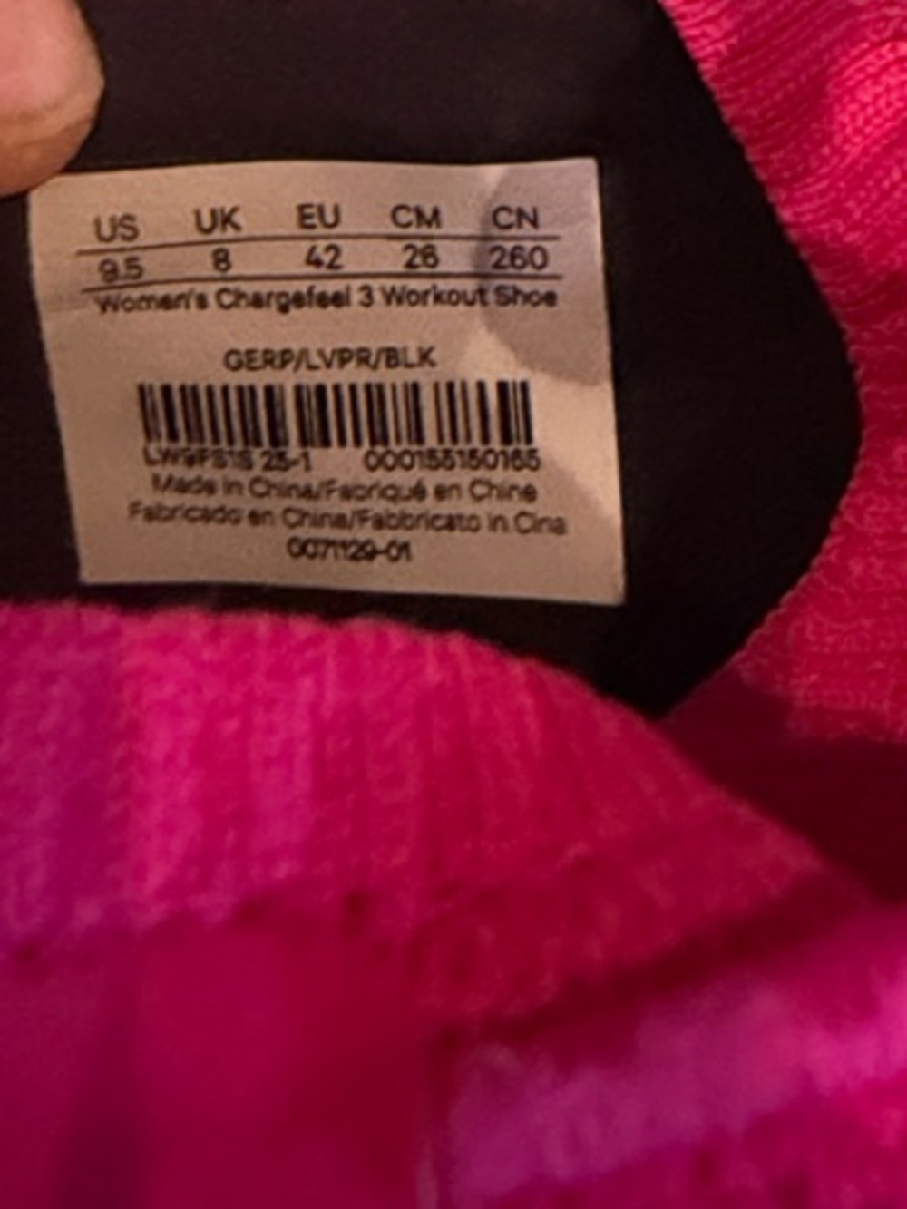 lululemon athletica Women's Bright Pink Knit Lace-Up Sneakers - Picture 5 of 5